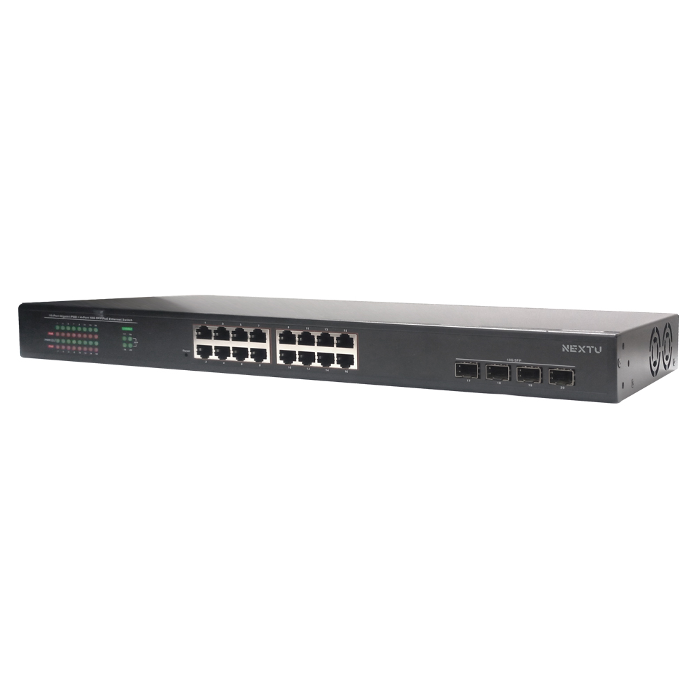 POE+ 16포트 10G 4SFP 250W 스위치 XT1003075