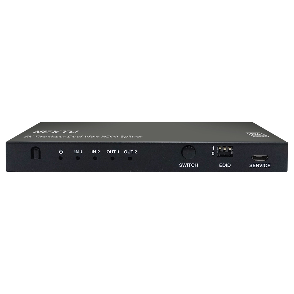 8K60 HDMI 양방향 선택 분배기 8K60Hz 4K 60Hz 지원 HDCP지원 HDR IR 리모컨 지원