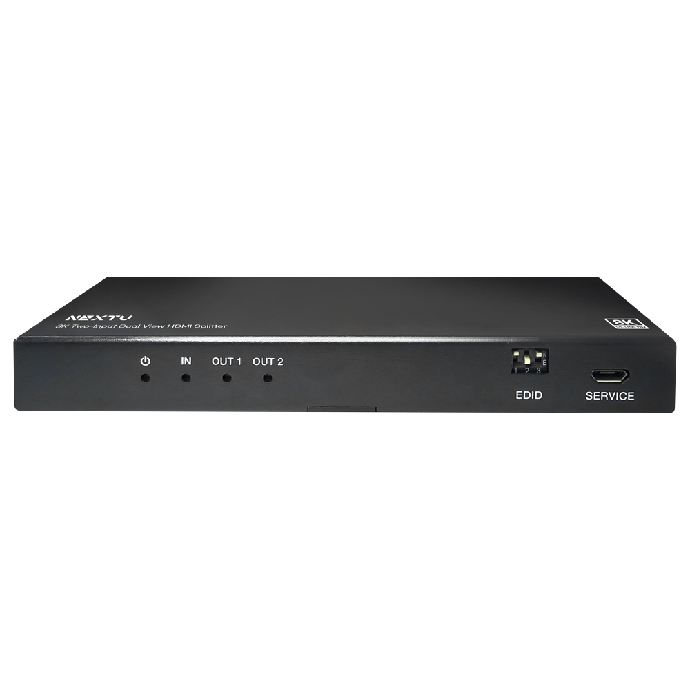 1:2 모니터분배기 8K60Hz 4K60Hz 지원 HDMI 2.1 HDCP2.3 AUX 지원 EDID