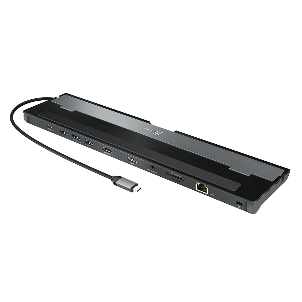 USB-C 도킹스테이션 10 in 1 J5create C타입 멀티포트 듀얼 도킹스테이션