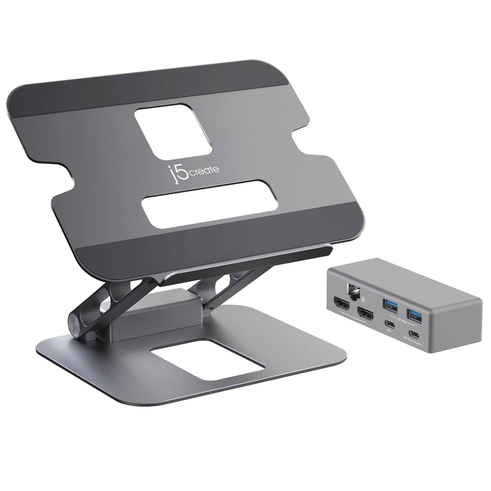 접이식 노트북 스탠드 거치대 USB 멀티허브 탑재