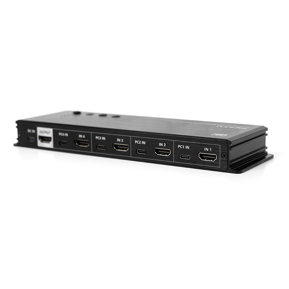 4x1 쿼드 멀티뷰어 심리스 KVM스위치 5407SMV-KVM