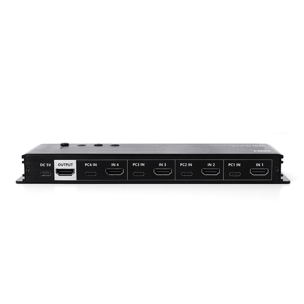 4x1 쿼드 멀티뷰어 심리스 KVM스위치 5407SMV-KVM