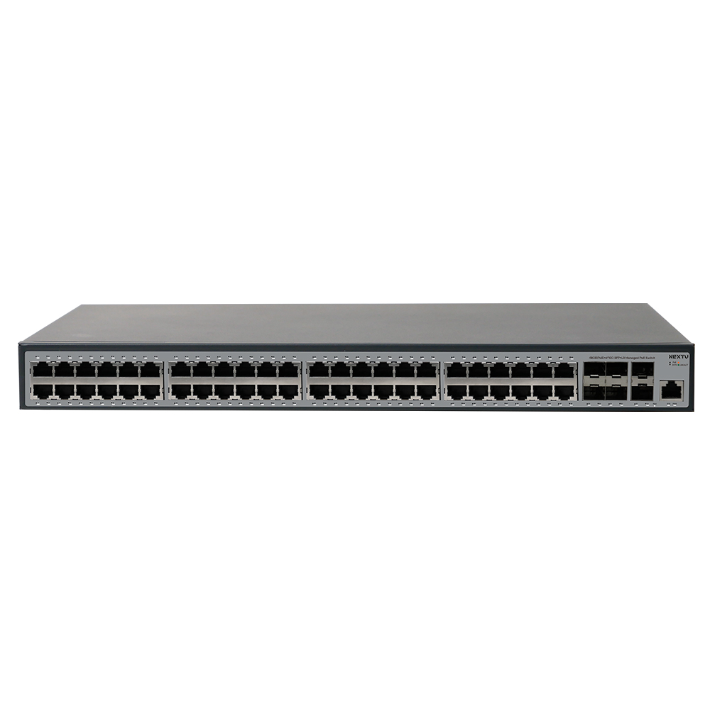 L3 48포트 PoE허브 600W 10G 6SFP+ POE5052L3-10G