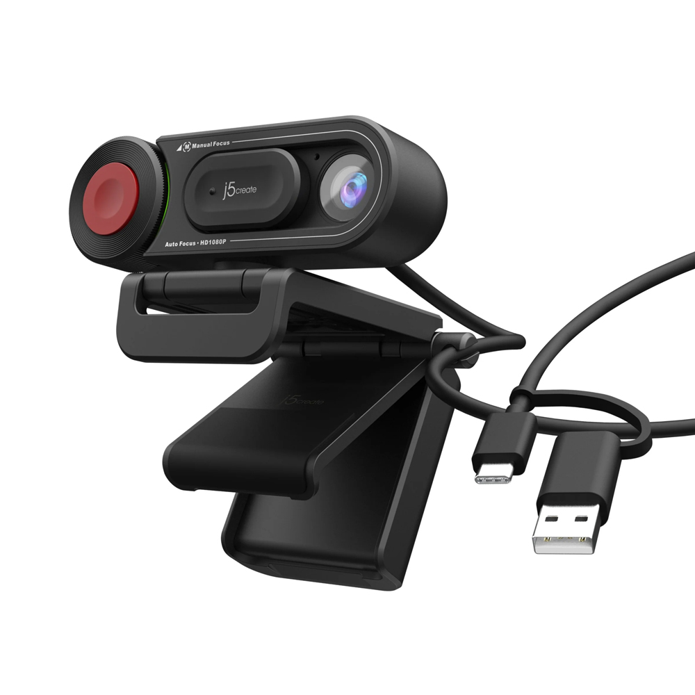 JVU250 풀HD 웹캠 오토&매뉴얼 포커스 스위치 탑재