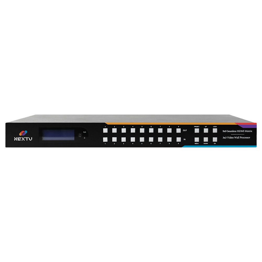 9x9 심리스 HDMI매트릭스 비디오월 9905SMW