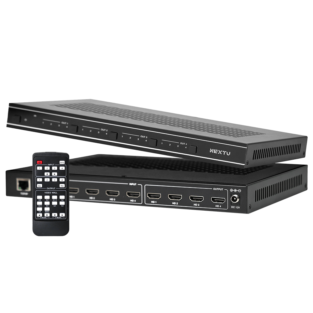 매이빈 4x4 HDMI2.0 비디오월 심리스 매트릭스