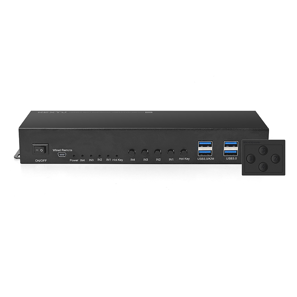 크마로 4:1 듀얼디스플레이 KVM스위치 8933KVM-DUAL