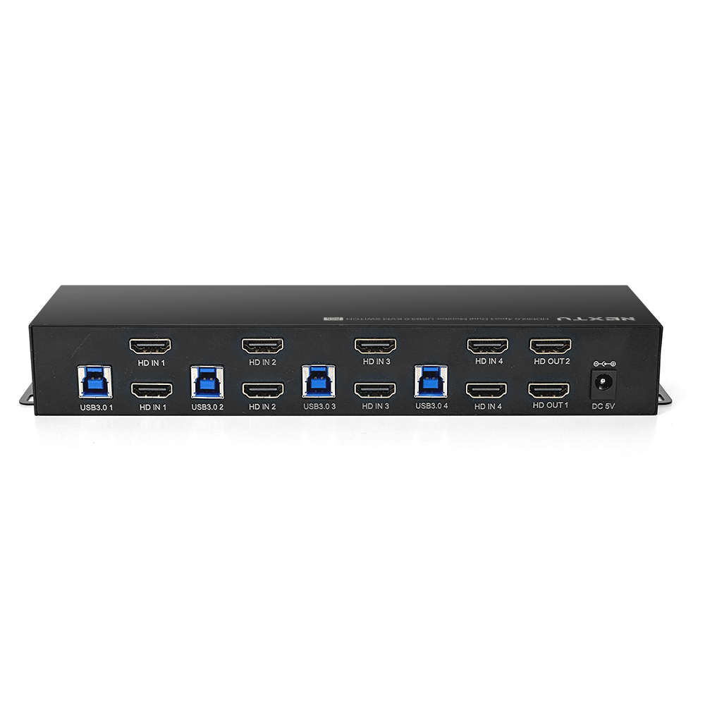크마로 4:1 듀얼디스플레이 KVM스위치 8933KVM-DUAL
