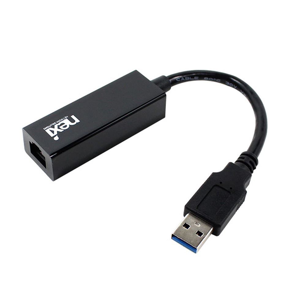 넥시 USB3.0 기가비트 유선랜카드 1G 블랙 NX351