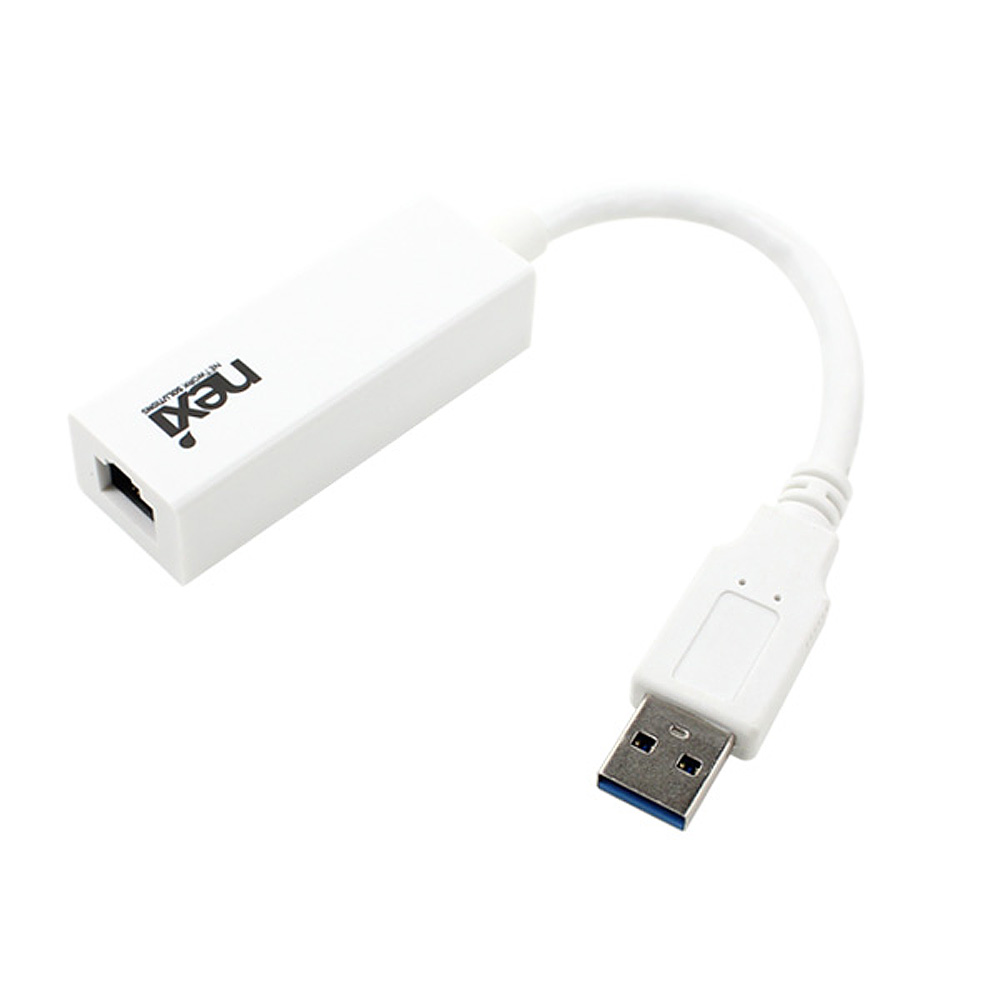 넥시 USB3.0 기가비트 유선랜카드 1G 화이트 NX351-1
