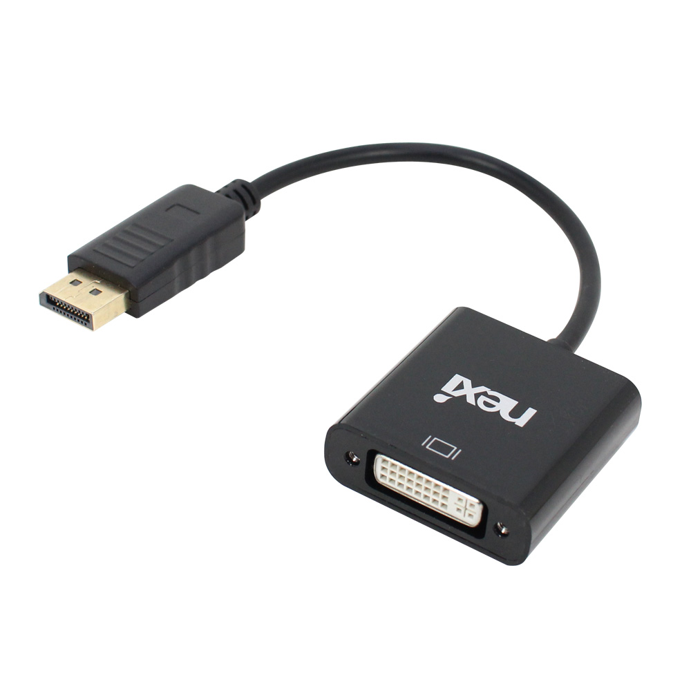 넥시 DP to DVI 변환 컨버터 젠더 NX535