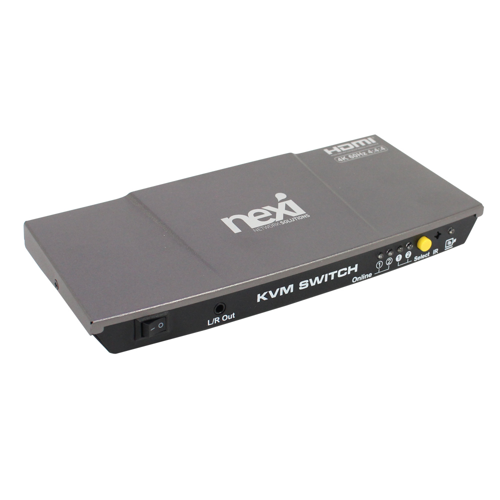 넥시 4K 2포트 HDMI KVM 스위치 NX616
