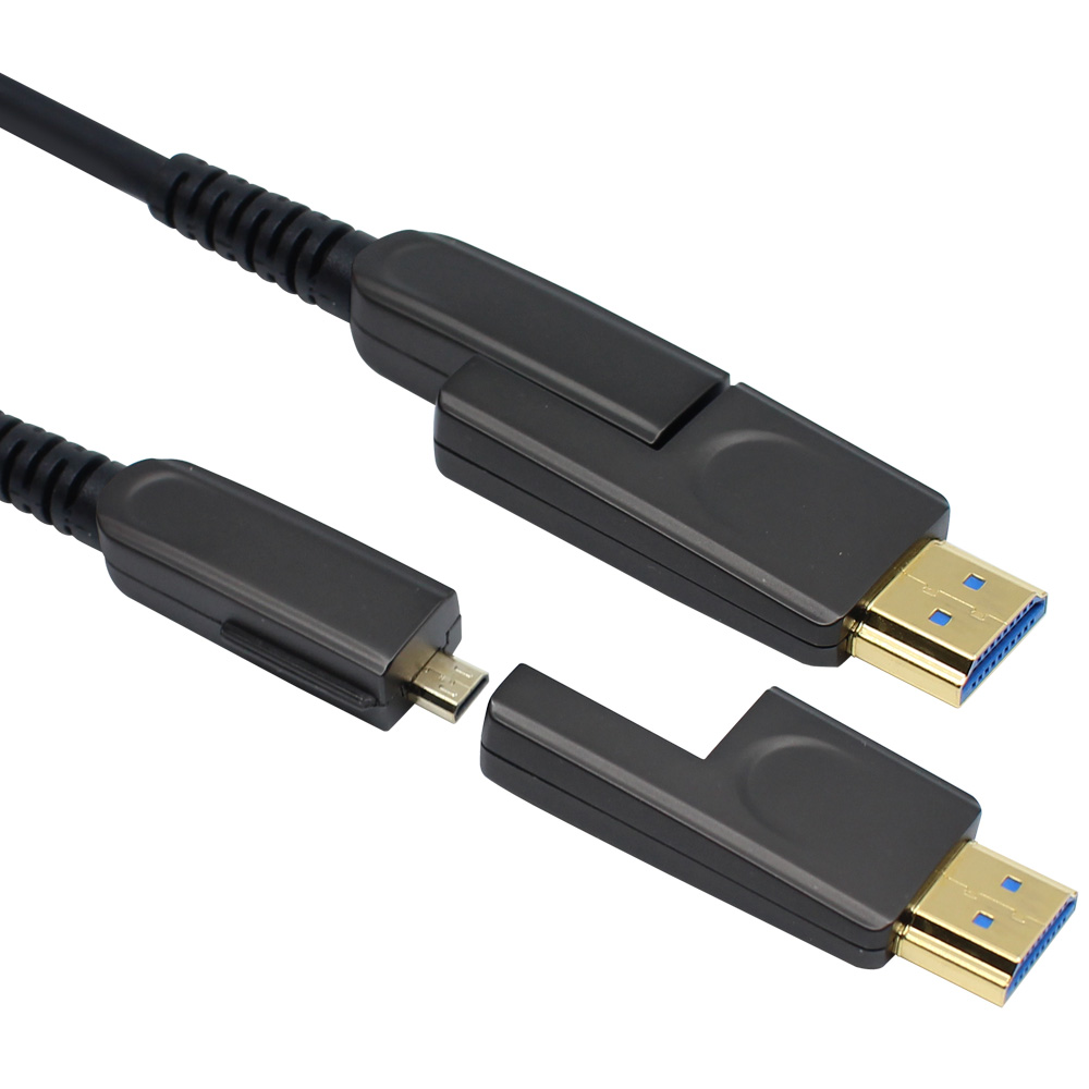 넥시 HDMI2.0 분리형 하이브리드 광 케이블 70m NX756