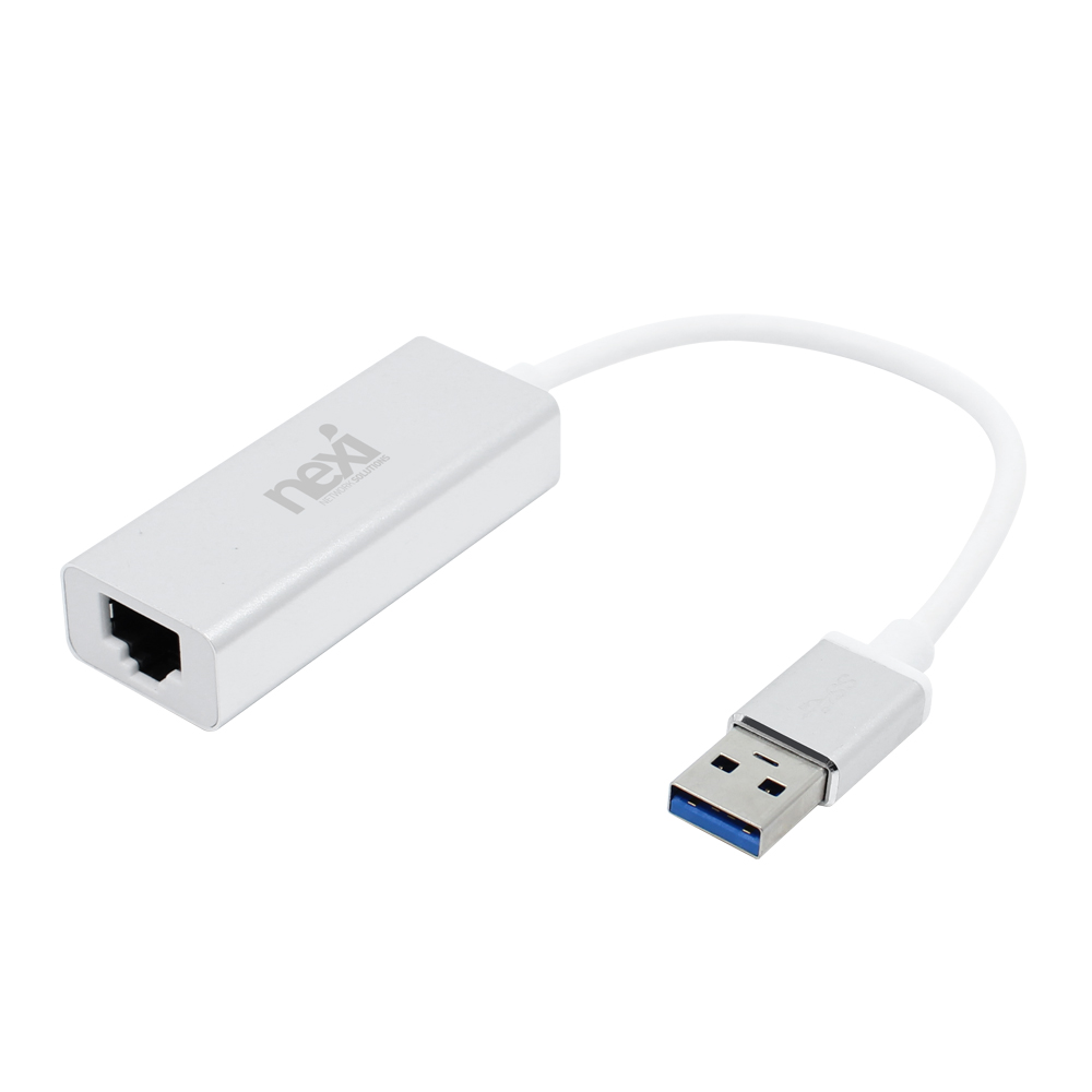넥시 USB3.0 기가비트 랜카드 실버 NX800