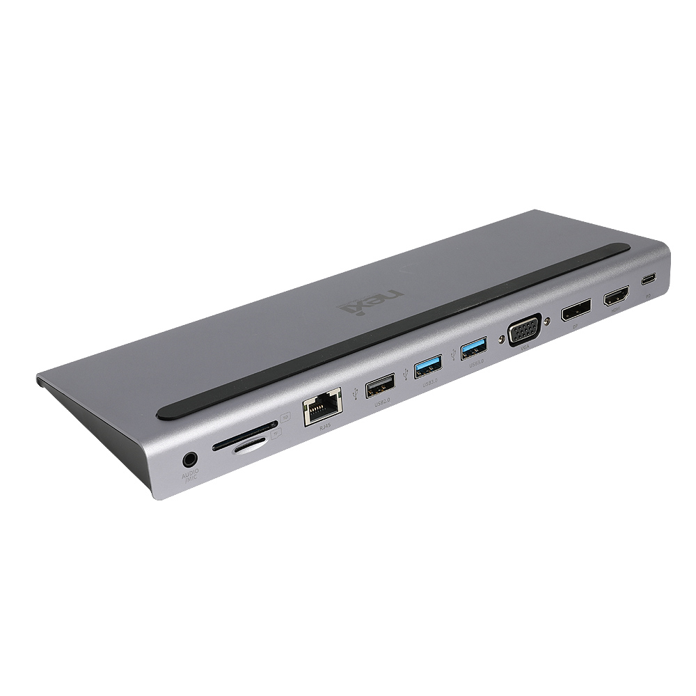 넥시 11 in 1 USB Type-C 도킹스테이션 NX1114