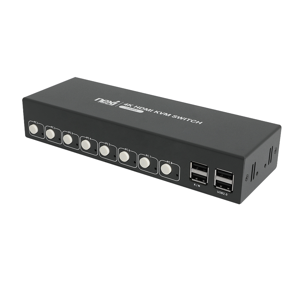 넥시 4K 8포트 KVM 스위치 NX1224