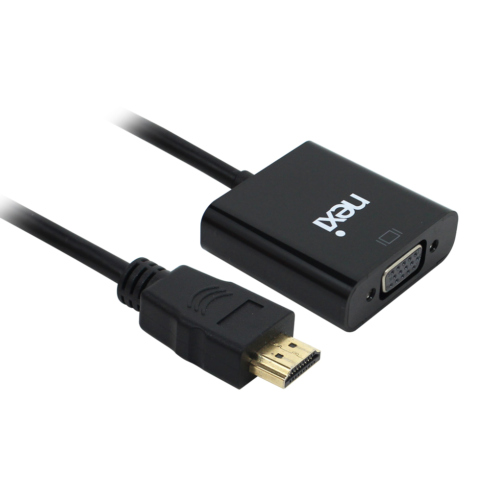 넥시 HDMI TO VGA컨버터 오디오미지원 NX181