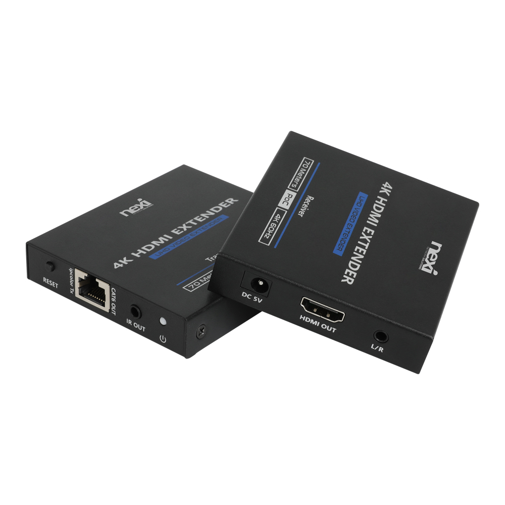 넥시 4K HDMI 리피터 RJ45 UTP 거리연장기 NX1317