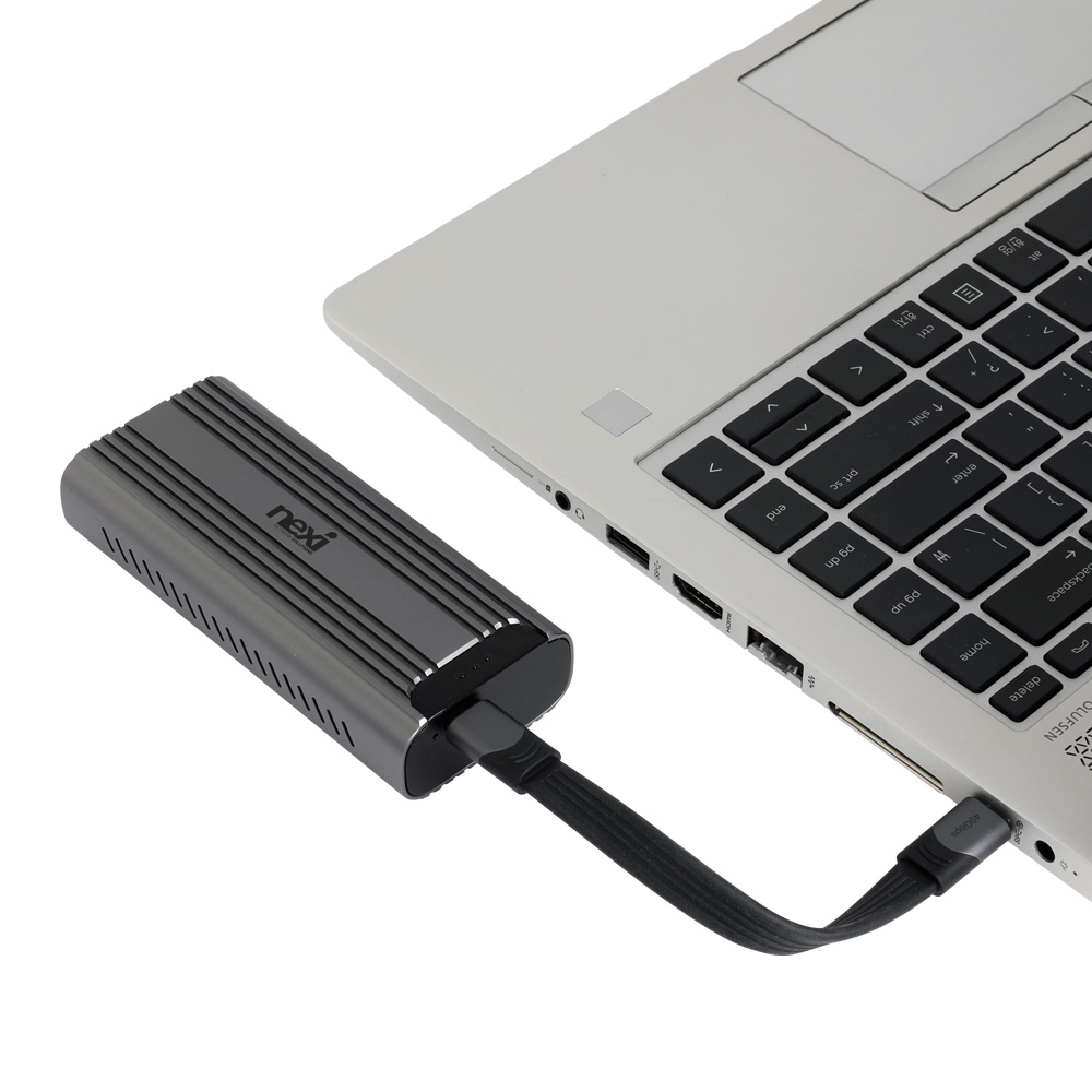 넥시 썬더볼트4 M.2 NVMe SSD 외장 케이스 NX1341