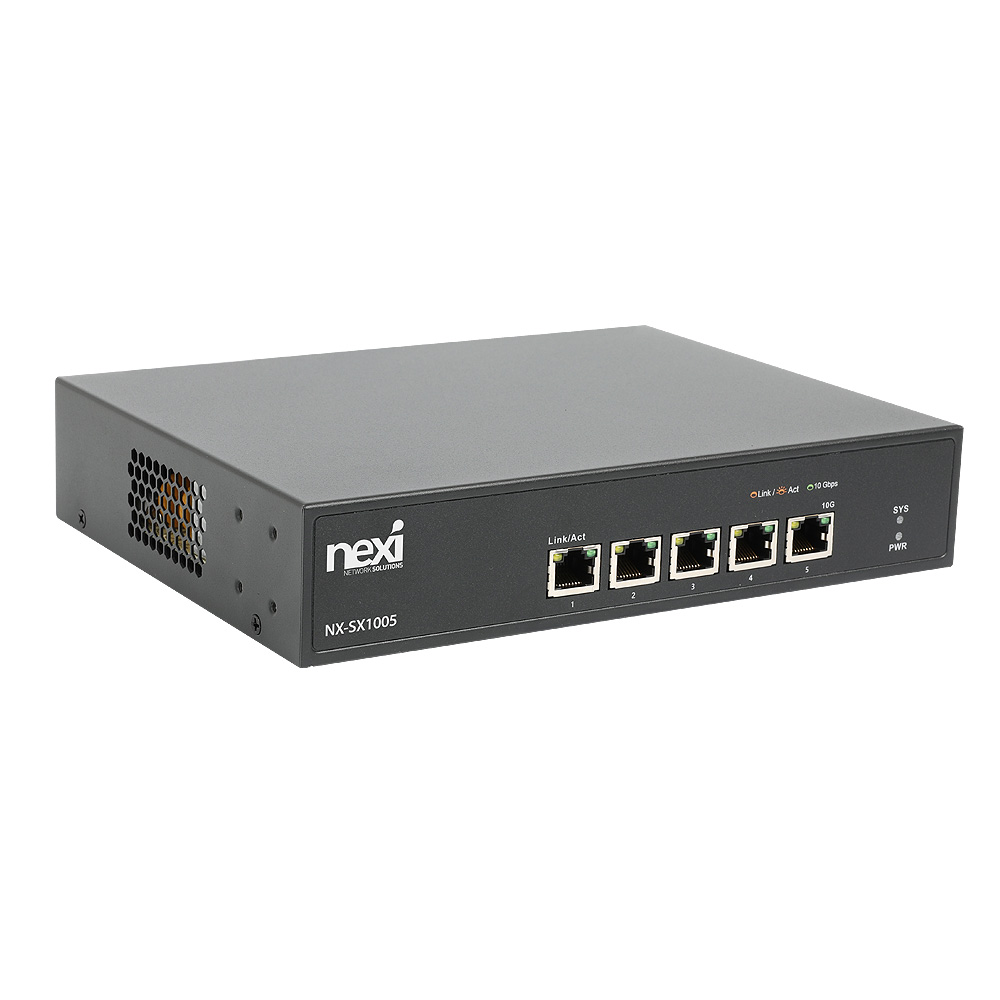NX1409 5포트 10G 스위칭 허브(NX-SX1005)