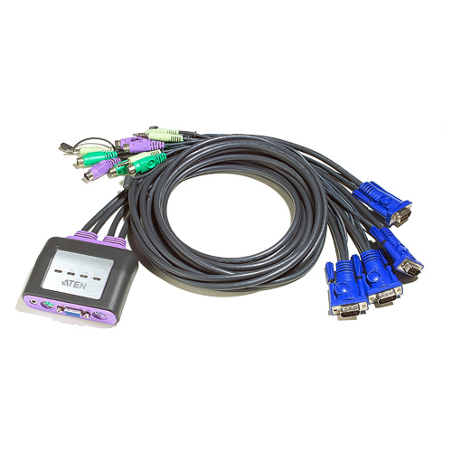 4포트 Hybrid KVM 스위치 CS64A