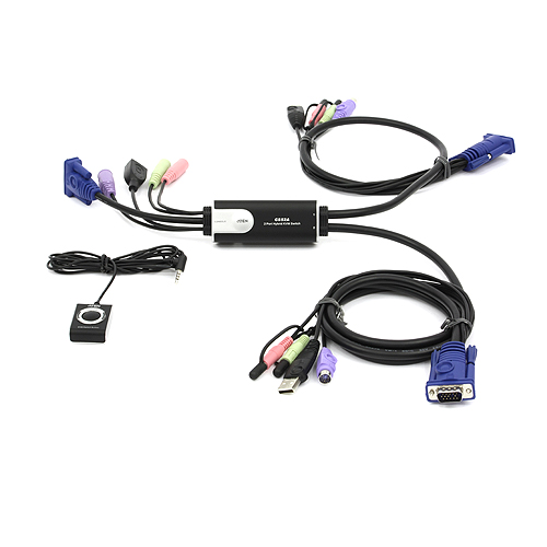 2포트 Hybrid KVM 스위치 CS52A