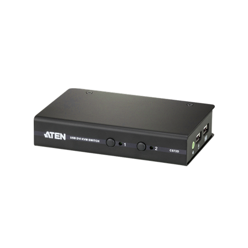 2포트 USB DVI KVM 스위치 CS72D