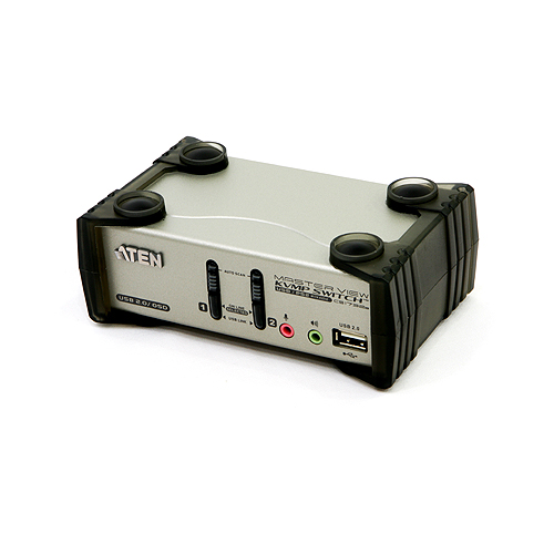 2포트 USB 2.0 KVM 스위치 CS1732B