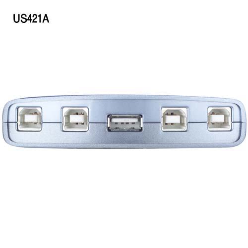 4포트 USB 선택기 스위치 US421A