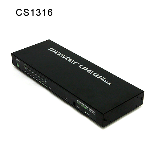 16포트 PS/2-USB 랙타입 KVM 스위치 CS1316