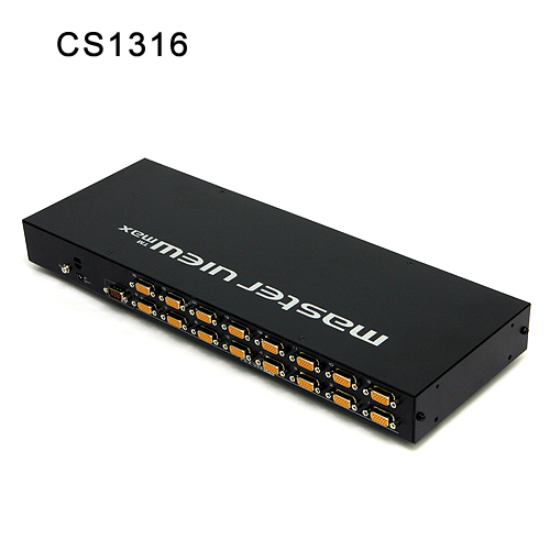 16포트 PS/2-USB 랙타입 KVM 스위치 CS1316
