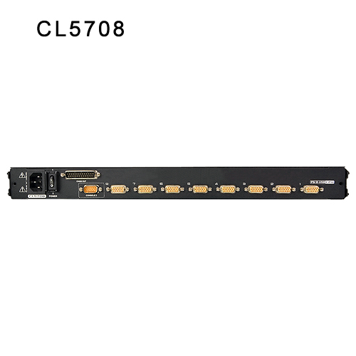 8포트 Slideaway™ 17” LCD KVMP 스위치 CL5708