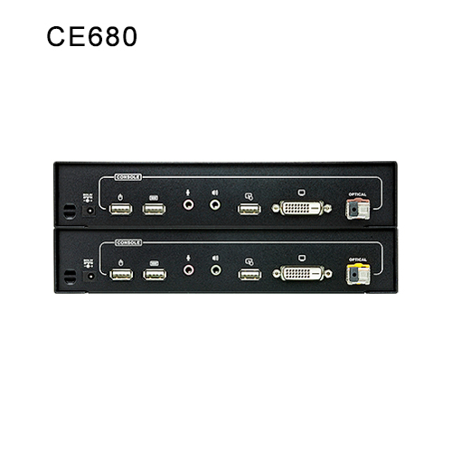 DVI KVM 광연장기 Single mode max 20km CE680