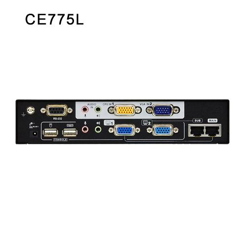 USB 듀얼 뷰 KVM 데스큐 연장기 max 300m CE775