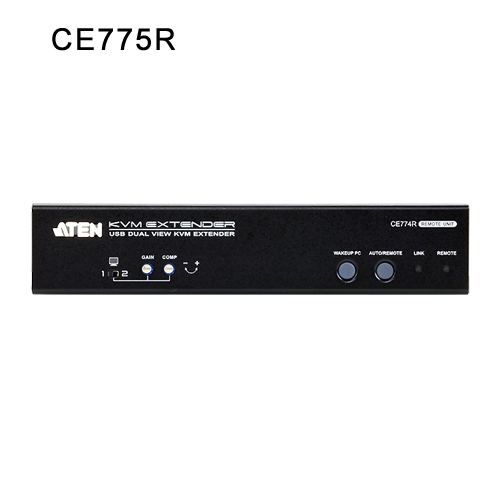 USB 듀얼 뷰 KVM 데스큐 연장기 max 300m CE775