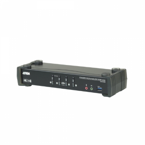 4포트 USB 3.0 4K DisplayPort MST KVMP™ 스위치 (케이블 포함) CS1924M  