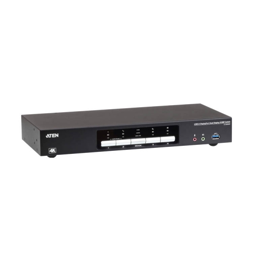 4-포트 USB 3.0 4K DisplayPort 듀얼 디스플레이 KVMP™ 스위치 CS1944DP