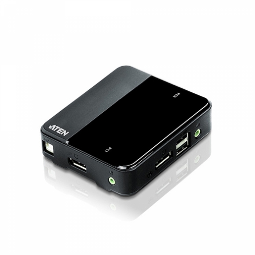 2-포트 USB DisplayPort KVM 스위치 (4K UHD 지원) CS782DP