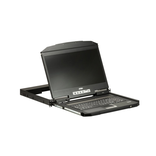 1U Ultra 숏 뎁스 싱글 레일 와이드스크린 LCD 콘솔 (USB / HDMI) CL3700NW