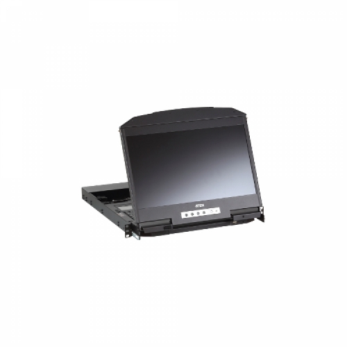 1U Ultra 숏 뎁스 듀얼 레일 와이드스크린 FHD LCD 콘솔 (USB / HDMI / DVI / VGA) CL3800NW