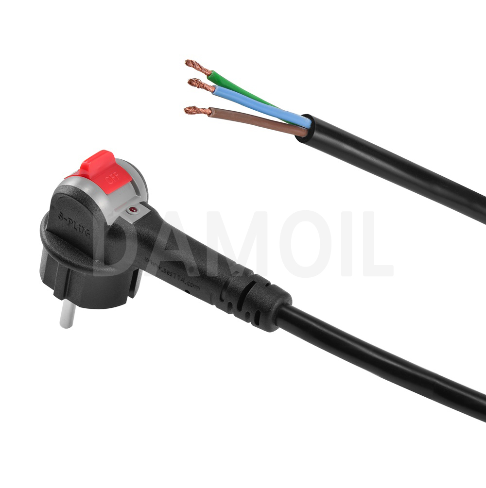 D-HD15B-SPC2 스위치플러그 파워코드 2M 블랙(1.5SQ)