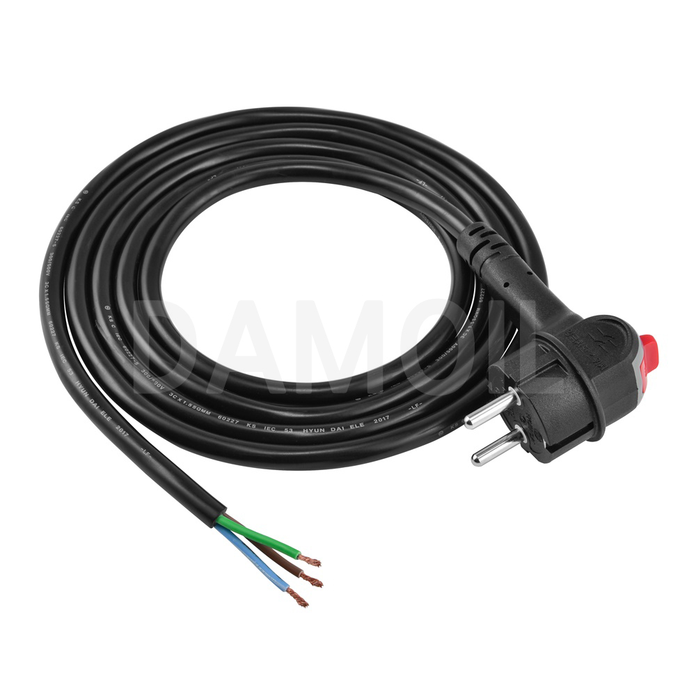 D-HD15B-SPC2 스위치플러그 파워코드 2M 블랙(1.5SQ)