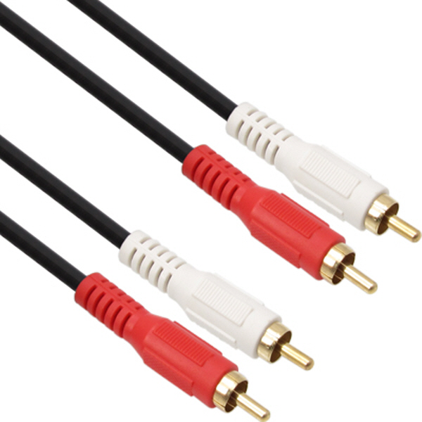 NETmate NMA-2R200M RCA 2선 케이블(5Ø) 20m