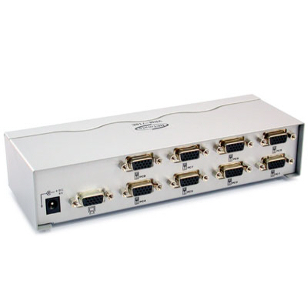 NETmate VRM-718E 고해상도 8:1 모니터 수동선택기