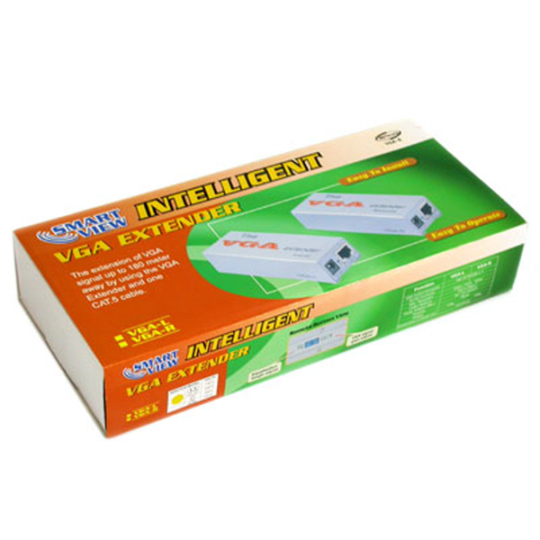 NETmate VGA-E  VGA 1:1 리피터(로컬 + 리모트)(180m)