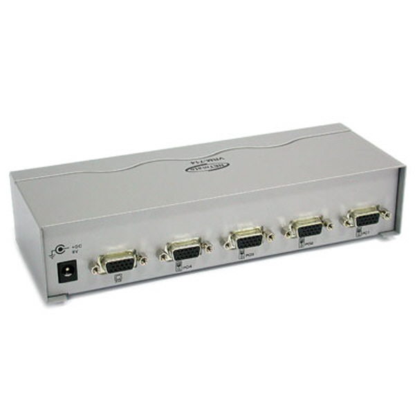 NETmate VRM-714 고해상도 4:1 모니터 수동선택기(리모컨)