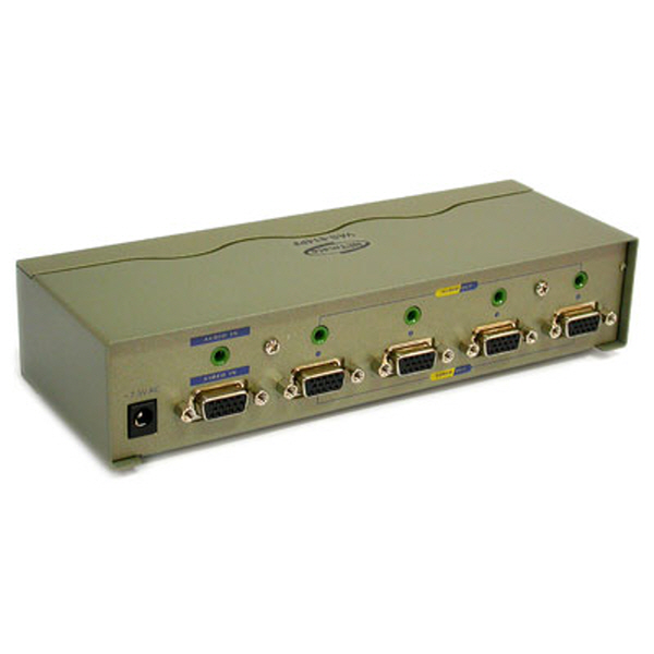 NETmate VAS-814PF 초고해상도 1:4 모니터 분배기(오디오기능포함)