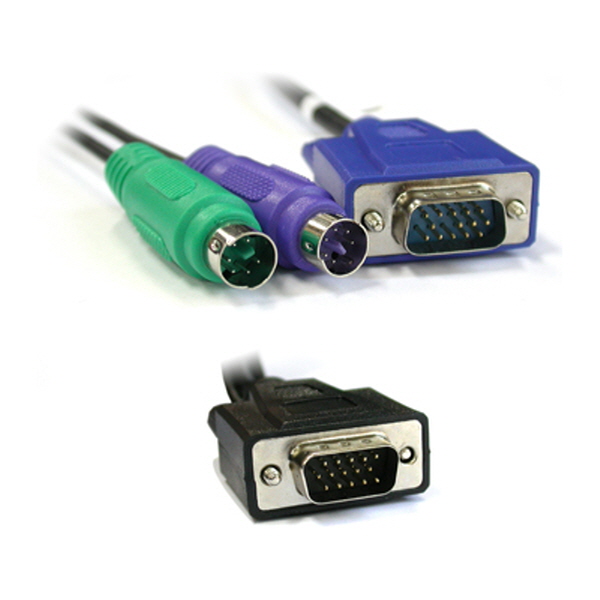 NETmate 3L-12050C KVM 3-in-1 케이블 5m (RGB)