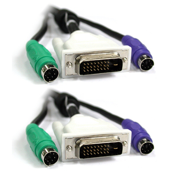 NETmate DVI KVM M/M 케이블 3m